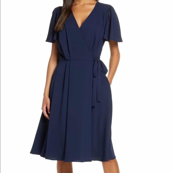 aline wrap dress